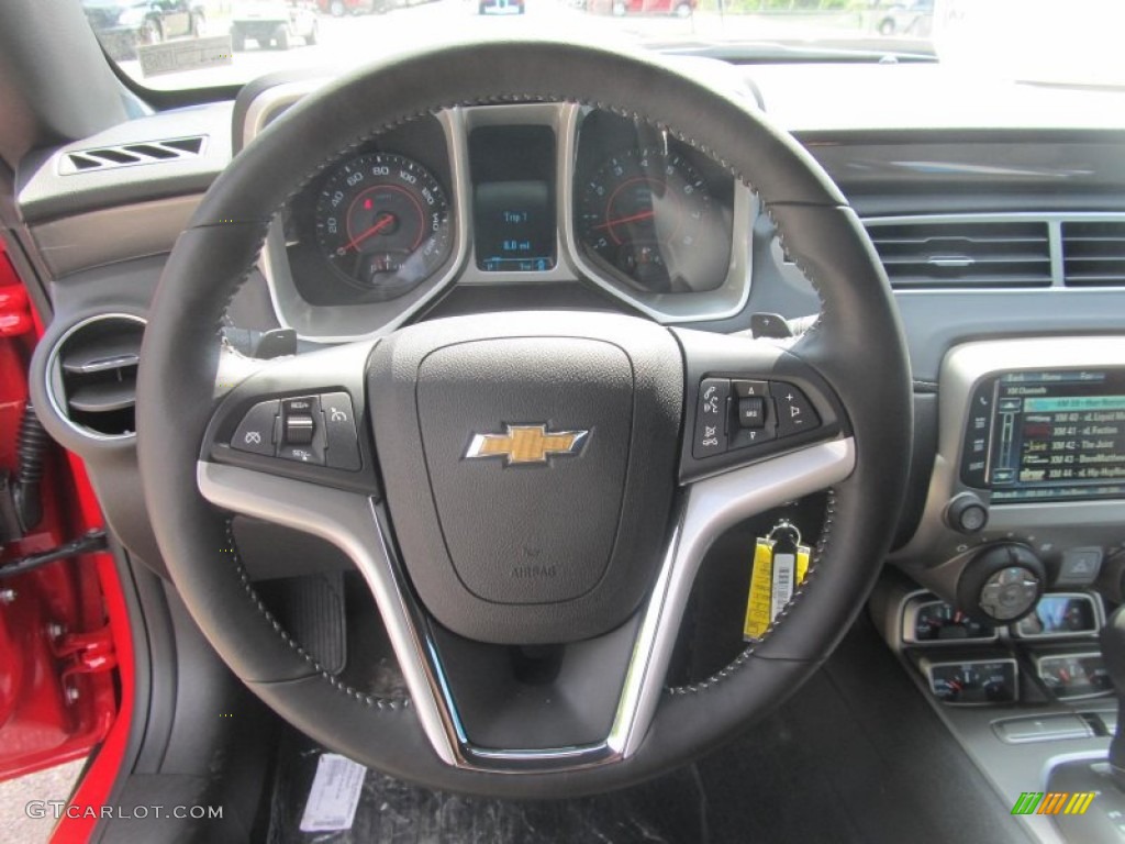 2013 Chevrolet Camaro LT/RS Coupe Black Steering Wheel Photo #70832196