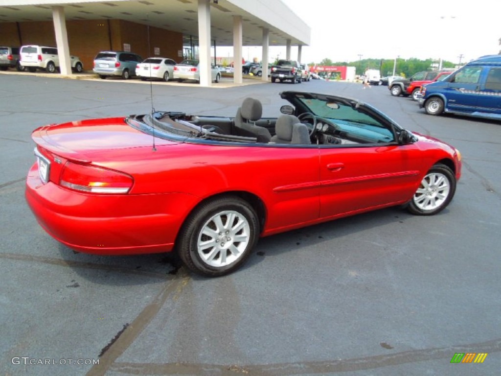 Inferno Red Crystal Pearl 2006 Chrysler Sebring GTC Convertible Exterior Photo #70832841