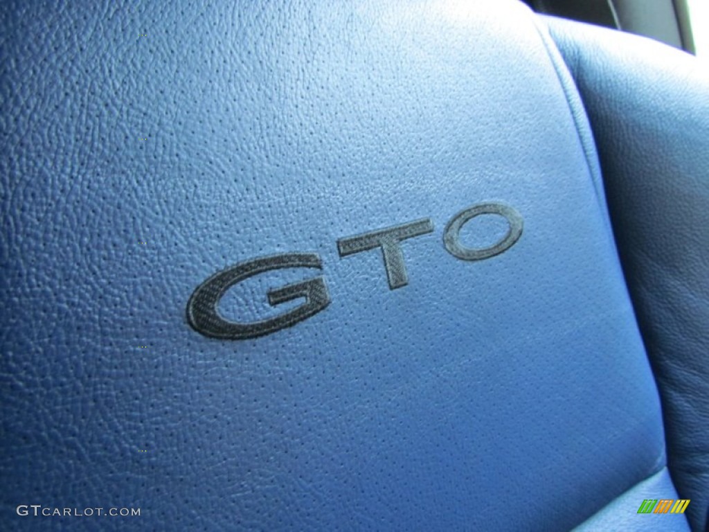 2005 GTO Coupe - Impulse Blue Metallic / Blue photo #33