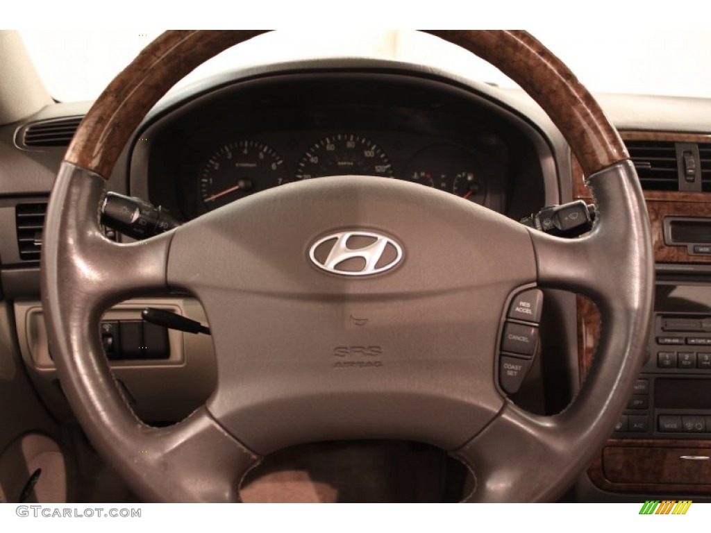 2004 XG350 Sedan - Black Obsidian / Beige photo #8
