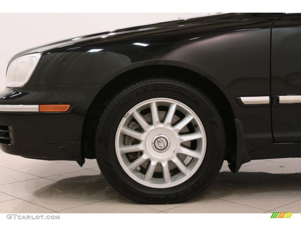 2004 XG350 Sedan - Black Obsidian / Beige photo #19