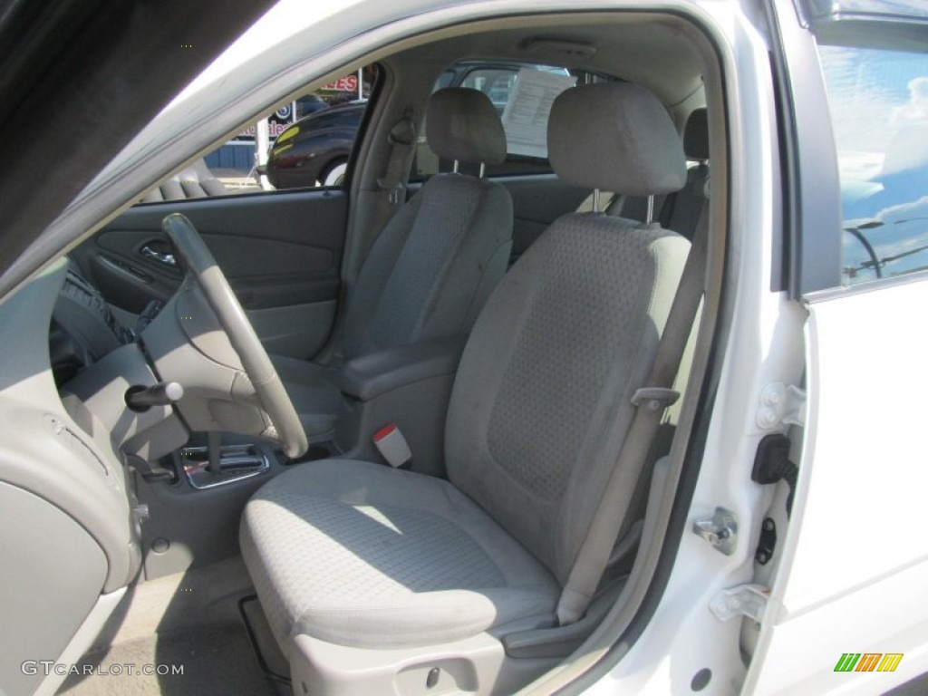 2007 Malibu LT Sedan - White / Titanium Gray photo #9