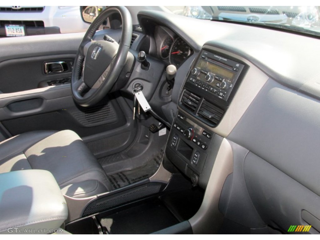 2008 Pilot EX-L 4WD - Steel Blue Metallic / Gray photo #5