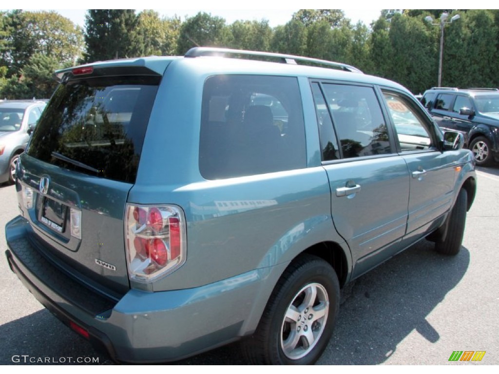 2008 Pilot EX-L 4WD - Steel Blue Metallic / Gray photo #6
