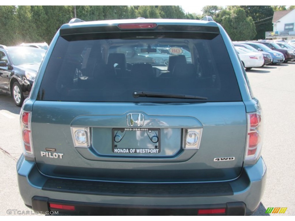 2008 Pilot EX-L 4WD - Steel Blue Metallic / Gray photo #7