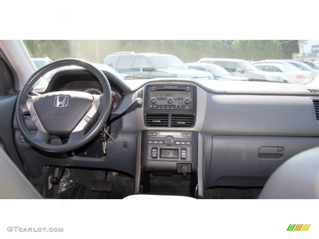 2008 Pilot EX-L 4WD - Steel Blue Metallic / Gray photo #8