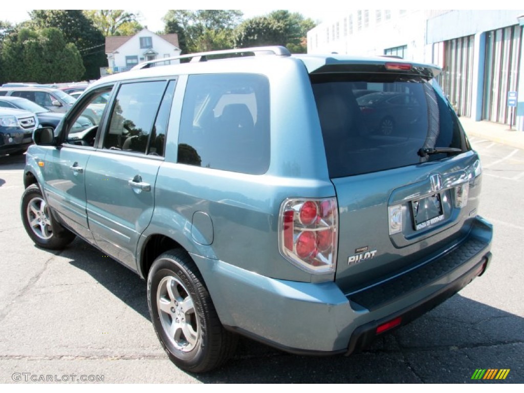 2008 Pilot EX-L 4WD - Steel Blue Metallic / Gray photo #10