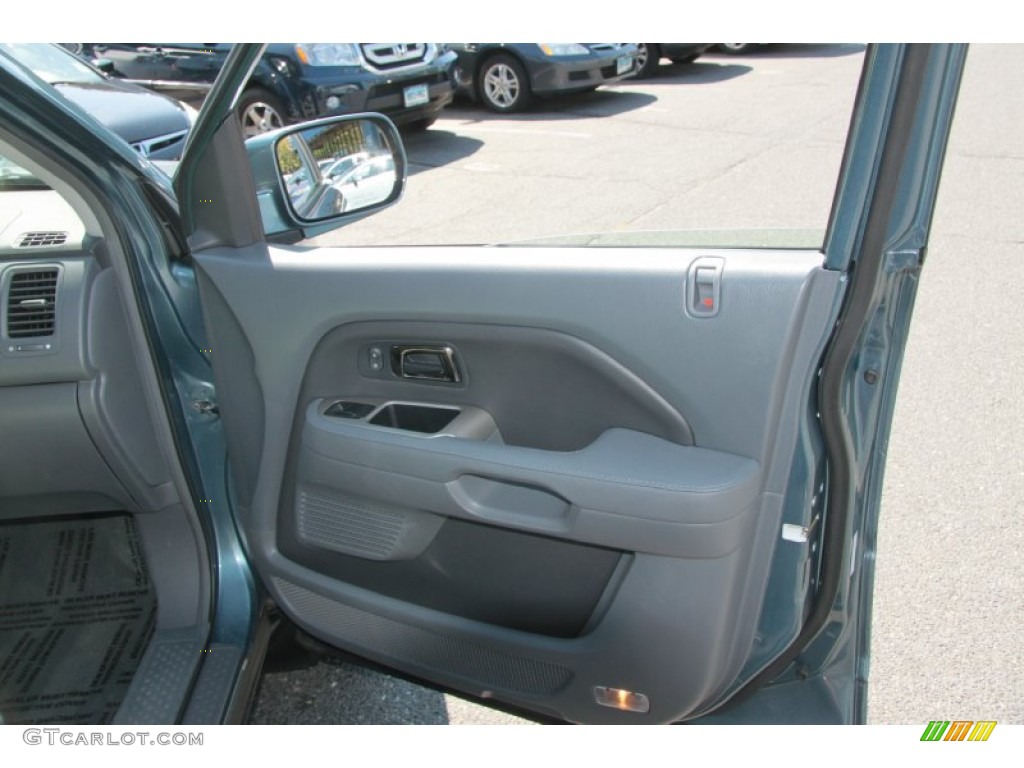 2008 Pilot EX-L 4WD - Steel Blue Metallic / Gray photo #18