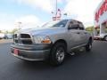 2009 Bright Silver Metallic Dodge Ram 1500 ST Crew Cab  photo #3