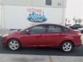 2013 Ruby Red Ford Focus SE Sedan  photo #2