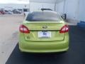 2013 Lime Squeeze Ford Fiesta SE Sedan  photo #4