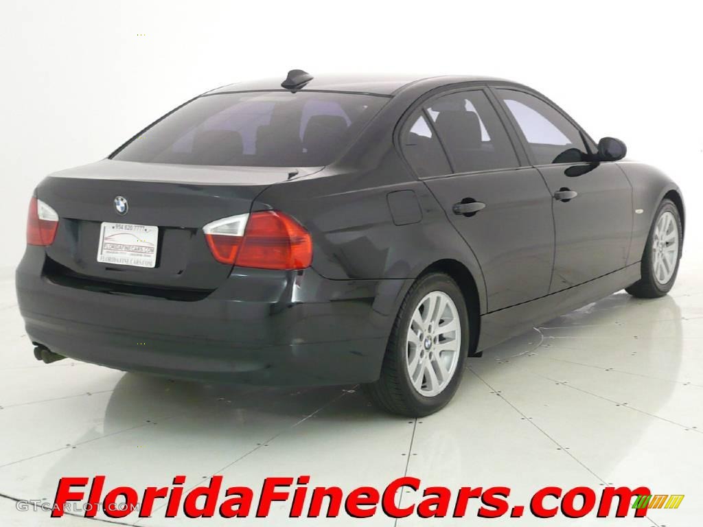 2006 3 Series 325i Sedan - Jet Black / Black photo #2
