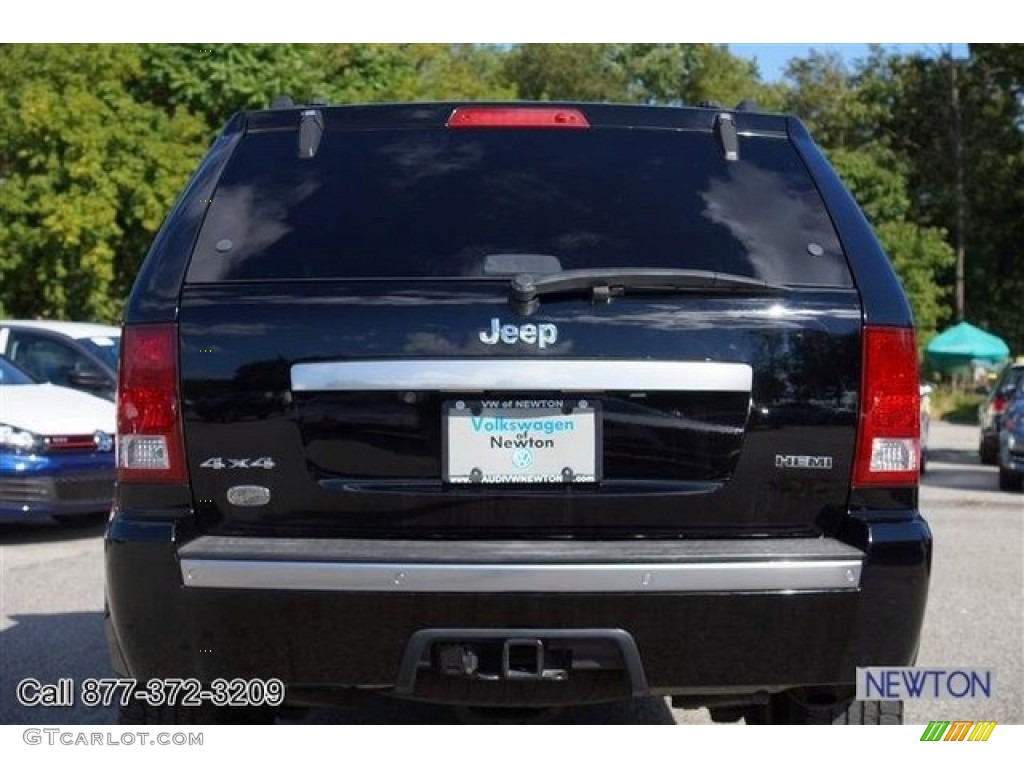 2007 Grand Cherokee Overland 4x4 - Black / Medium Slate Gray photo #56