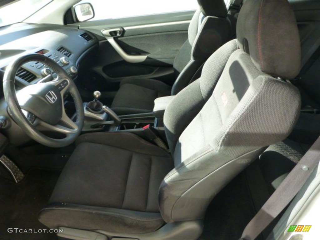 2008 Civic Si Coupe - Taffeta White / Black photo #12