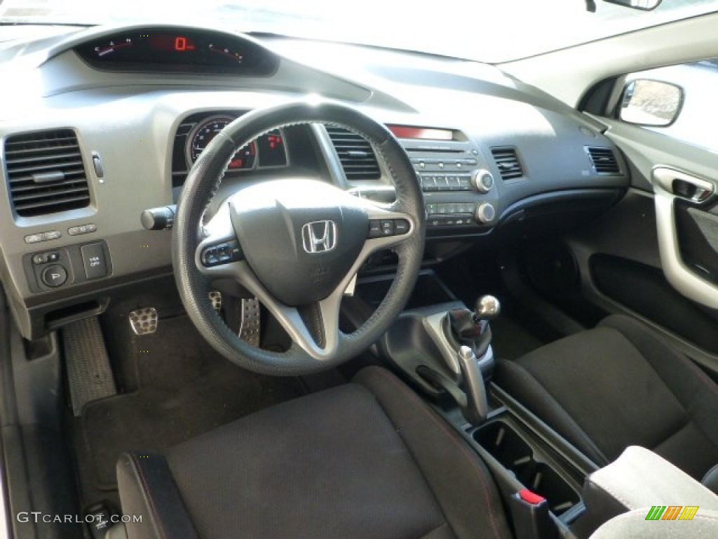 2008 Civic Si Coupe - Taffeta White / Black photo #14