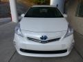 2012 Blizzard White Pearl Toyota Prius v Two Hybrid  photo #6