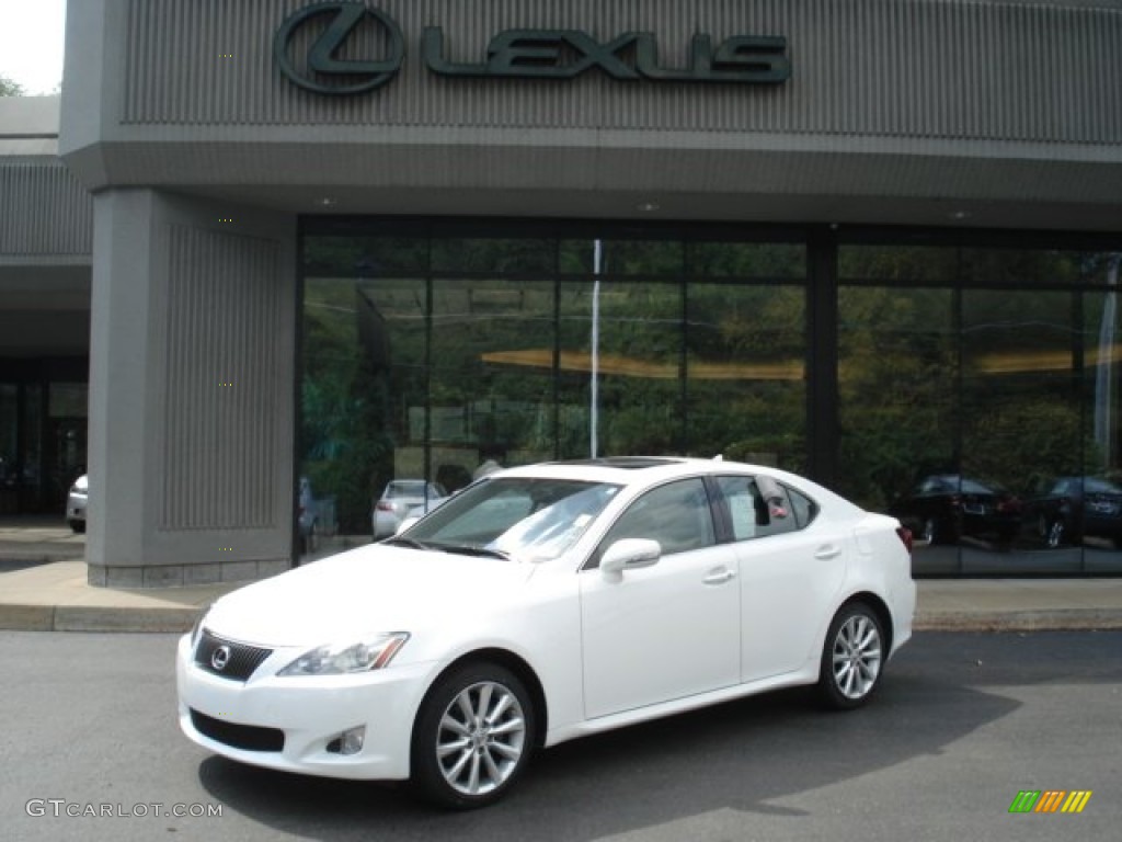 2009 IS 250 AWD - Glacier Frost Mica / Light Gray photo #1
