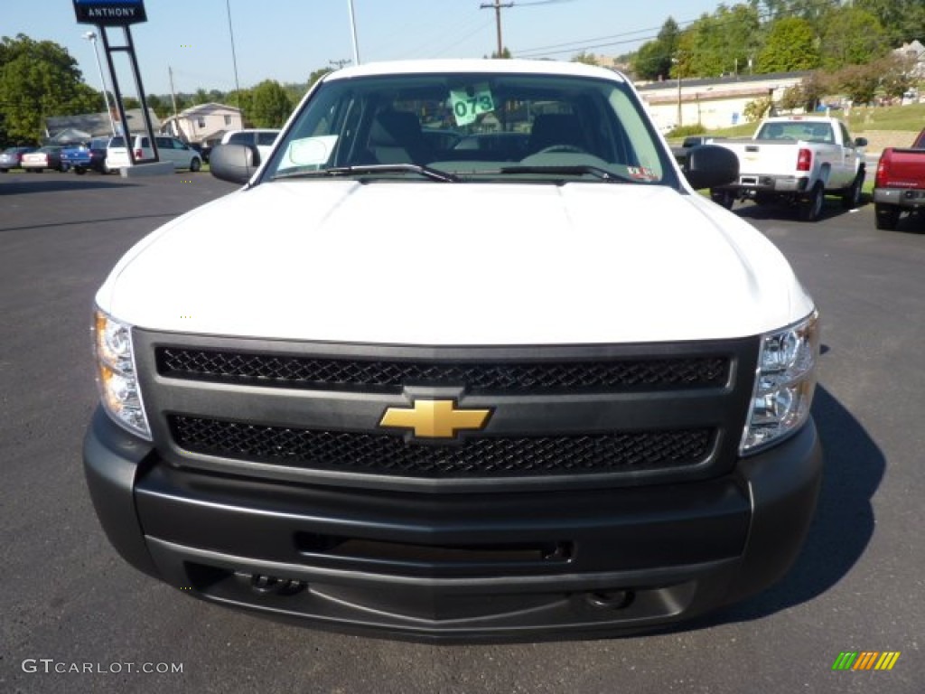 2013 Silverado 1500 Work Truck Crew Cab 4x4 - Summit White / Ebony photo #2