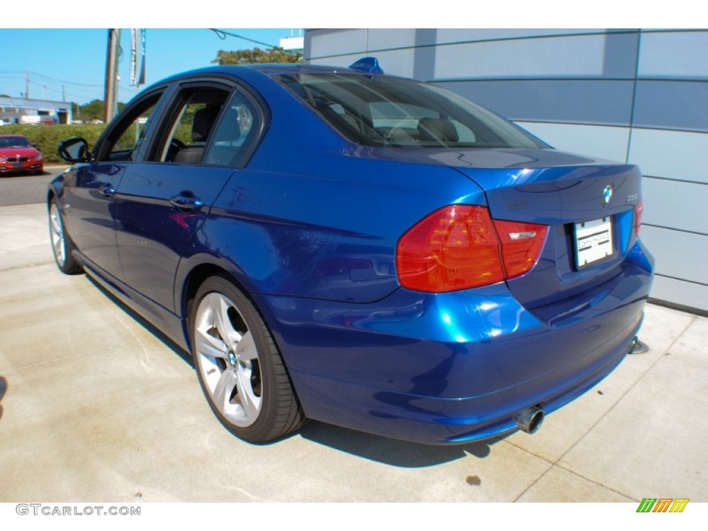 2009 3 Series 335xi Sedan - Montego Blue Metallic / Black photo #4