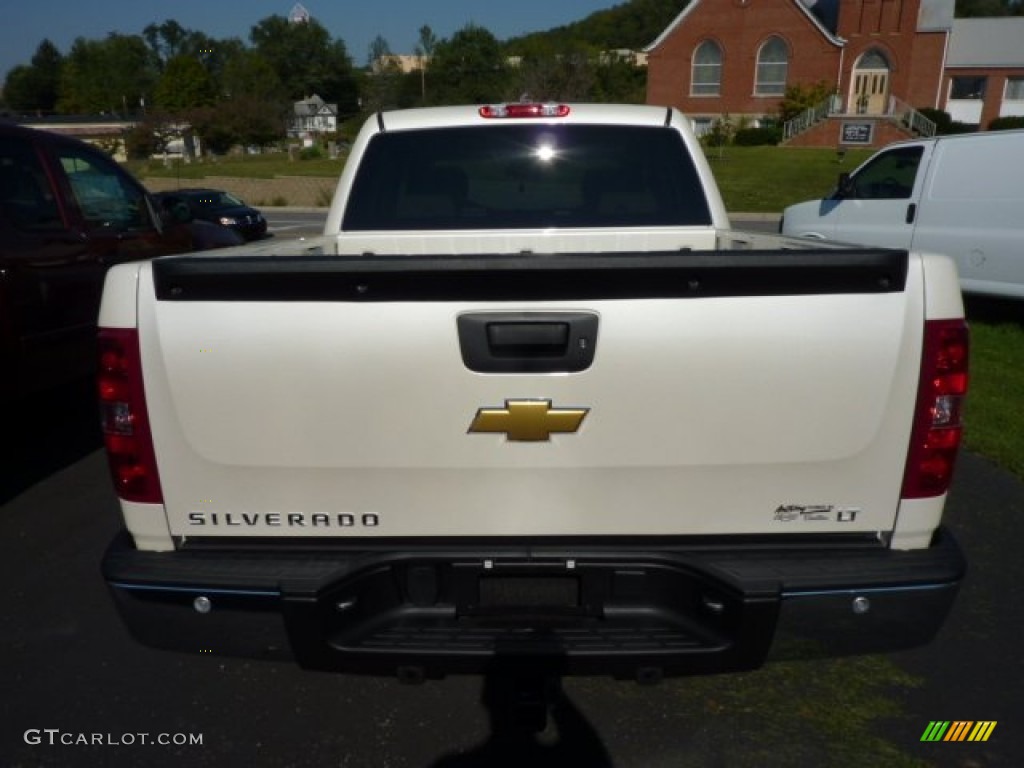 2013 Silverado 1500 LT Crew Cab 4x4 - White Diamond Tricoat / Light Cashmere/Dark Cashmere photo #5