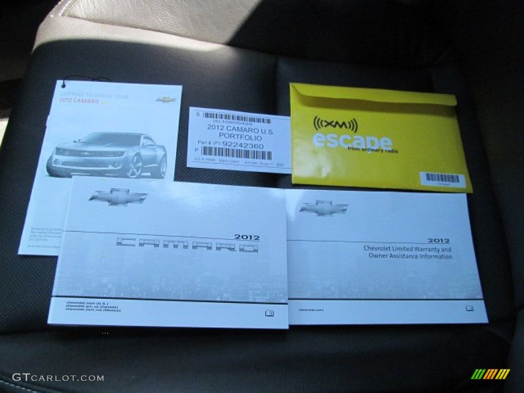 2012 Chevrolet Camaro SS Coupe Books/Manuals Photo #70838241