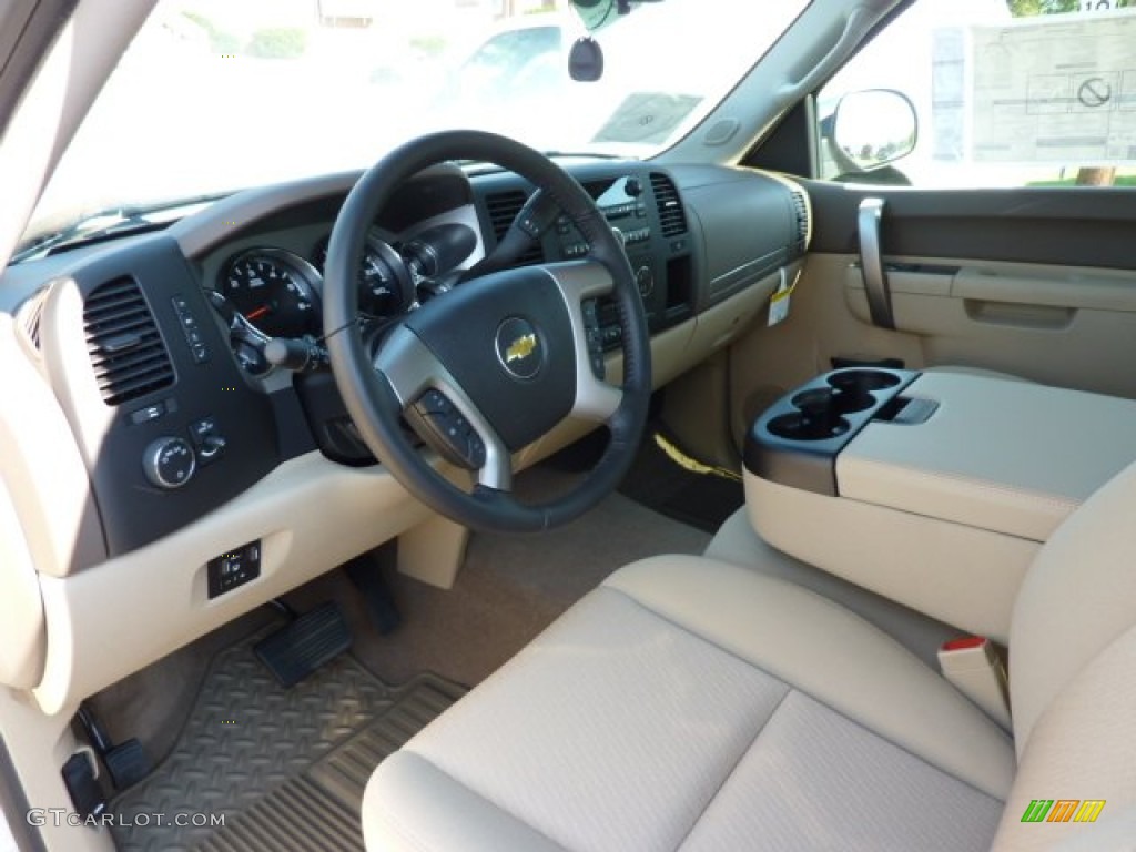 2013 Silverado 1500 LT Crew Cab 4x4 - White Diamond Tricoat / Light Cashmere/Dark Cashmere photo #16