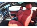 Coral Red/Black Dakota Leather 2011 BMW 3 Series 335is Coupe Interior Color