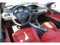 Coral Red/Black Dakota Leather Prime Interior Photo for 2011 BMW 3 Series #70838616