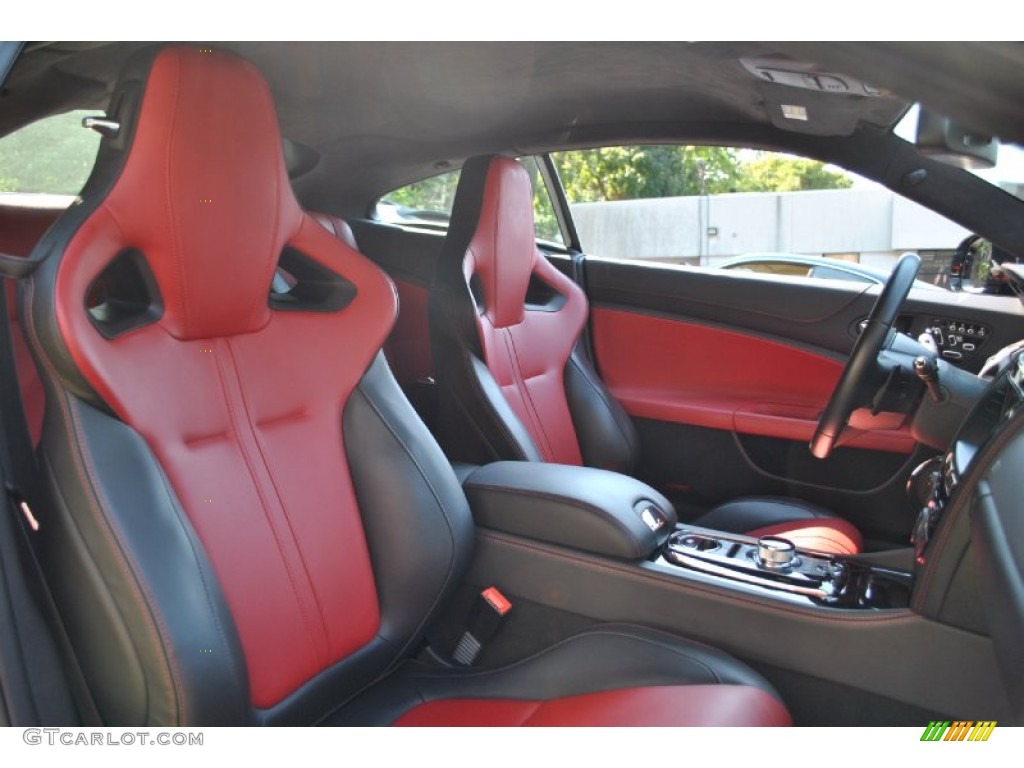 2012 XK XKR-S Coupe - Ultimate Black Metallic / Red/Warm Charcoal photo #11