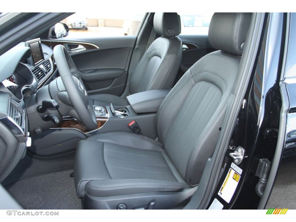 Black Interior 2013 Audi A6 3.0T quattro Sedan Photo #70840947