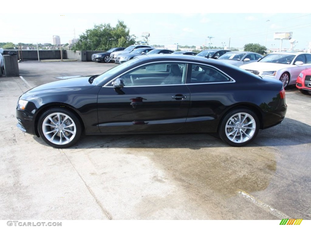 Phantom Black Pearl Effect 2013 Audi A5 2.0T quattro Coupe Exterior Photo #70841670
