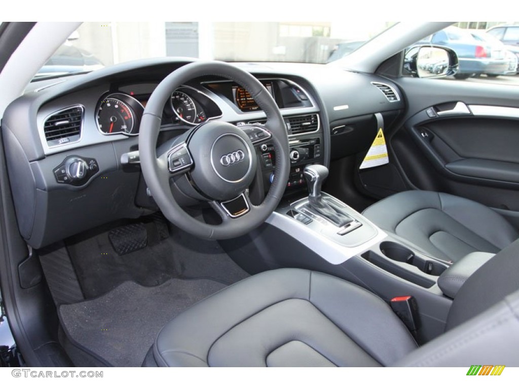 Black Interior 2013 Audi A5 2.0T quattro Coupe Photo #70841727
