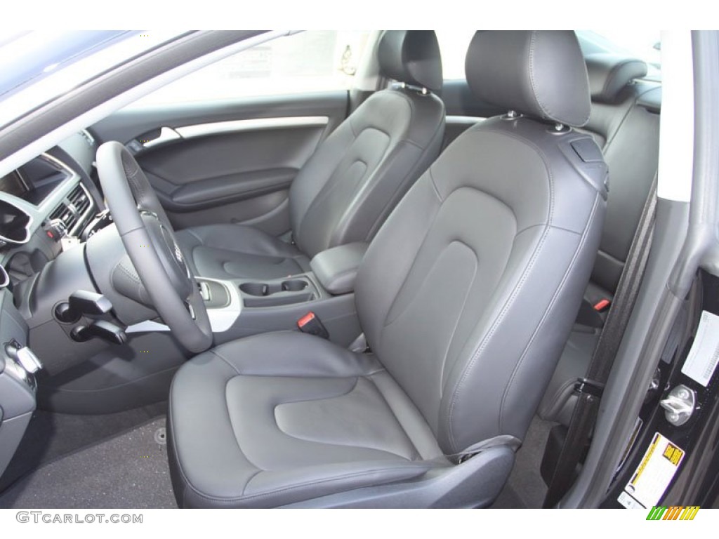 Black Interior 2013 Audi A5 2.0T quattro Coupe Photo #70841736