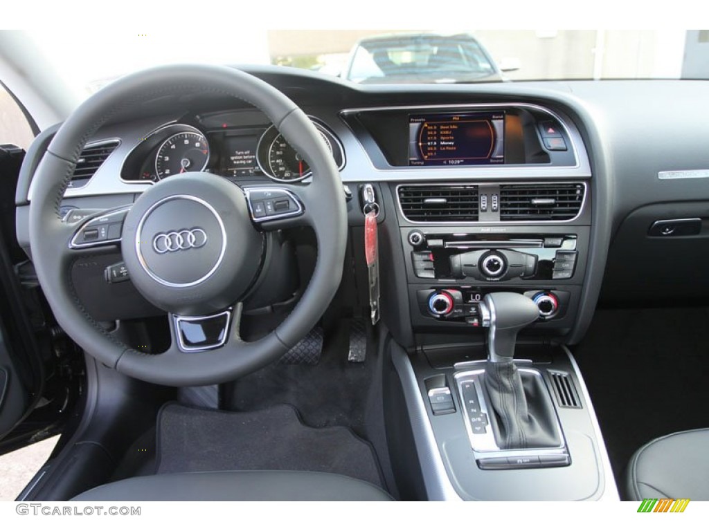 2013 Audi A5 2.0T quattro Coupe Black Dashboard Photo #70841754