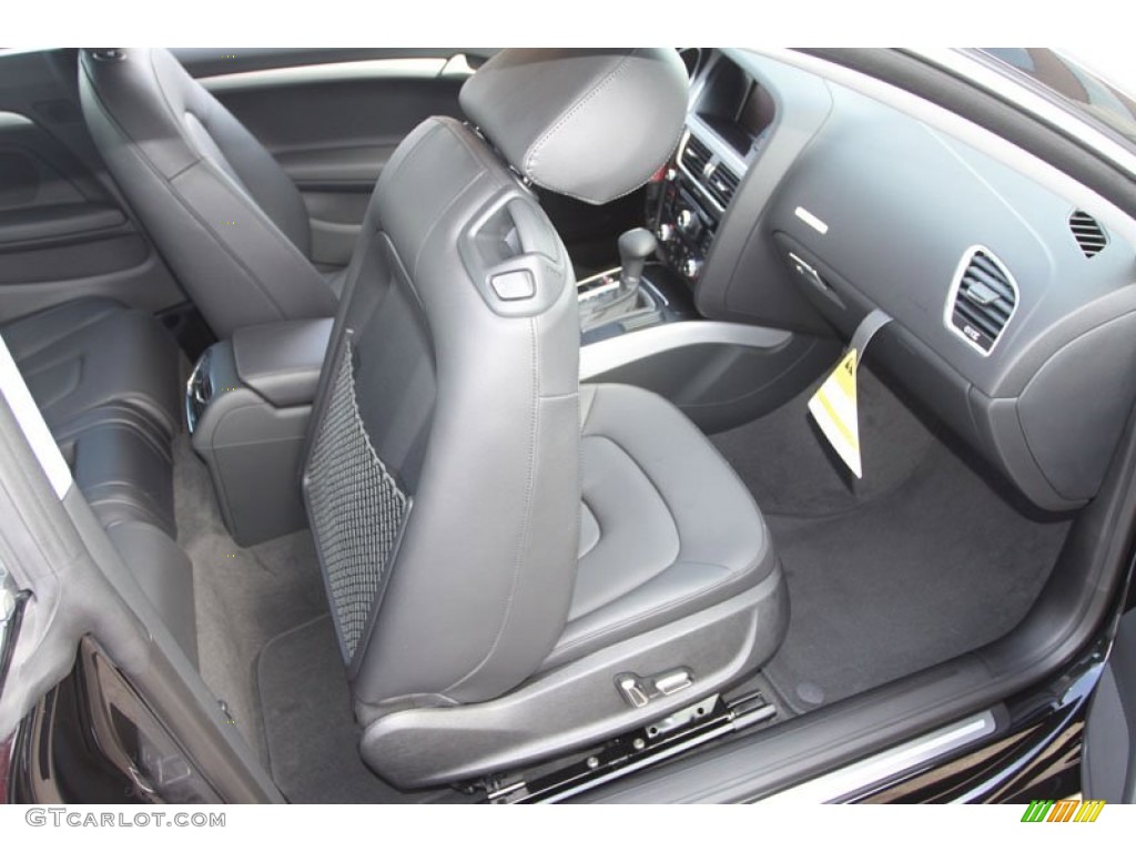 Black Interior 2013 Audi A5 2.0T quattro Coupe Photo #70841820