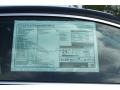  2013 A5 2.0T quattro Coupe Window Sticker