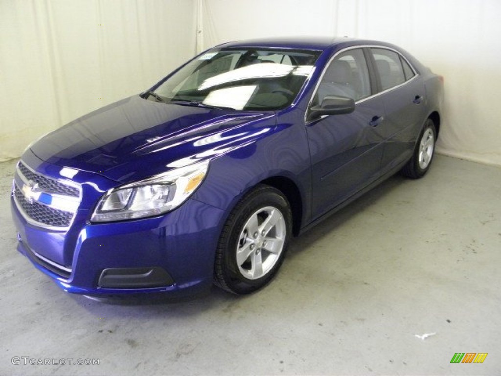 2013 Malibu LS - Blue Topaz Metallic / Jet Black/Titanium photo #3