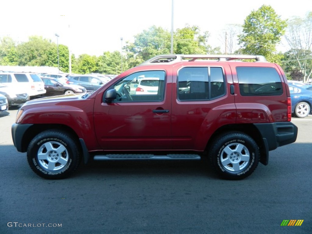 2007 Xterra S 4x4 - Red Brawn Metallic / Steel/Graphite photo #2