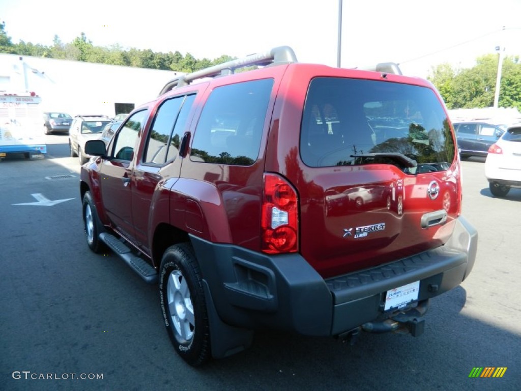 2007 Xterra S 4x4 - Red Brawn Metallic / Steel/Graphite photo #3