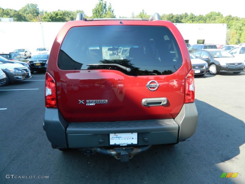 2007 Xterra S 4x4 - Red Brawn Metallic / Steel/Graphite photo #4