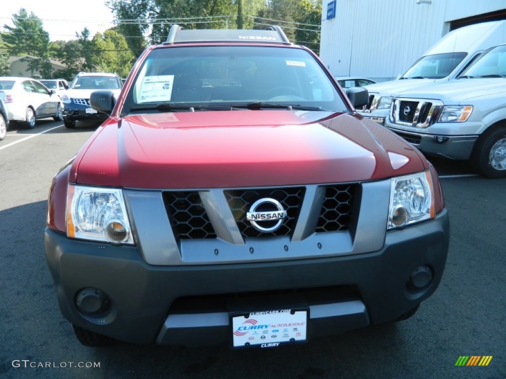 2007 Xterra S 4x4 - Red Brawn Metallic / Steel/Graphite photo #8