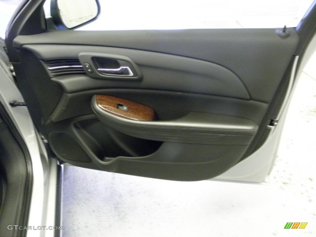 2013 Chevrolet Malibu ECO Jet Black Door Panel Photo #70842354
