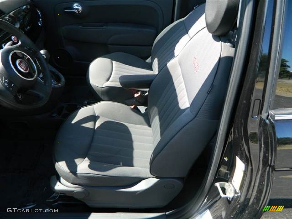 2012 Fiat 500 c cabrio Lounge Front Seat Photo #70842444
