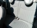2012 Fiat 500 Tessuto Nero-Grigio/Nero (Black-Grey/Black) Interior Rear Seat Photo