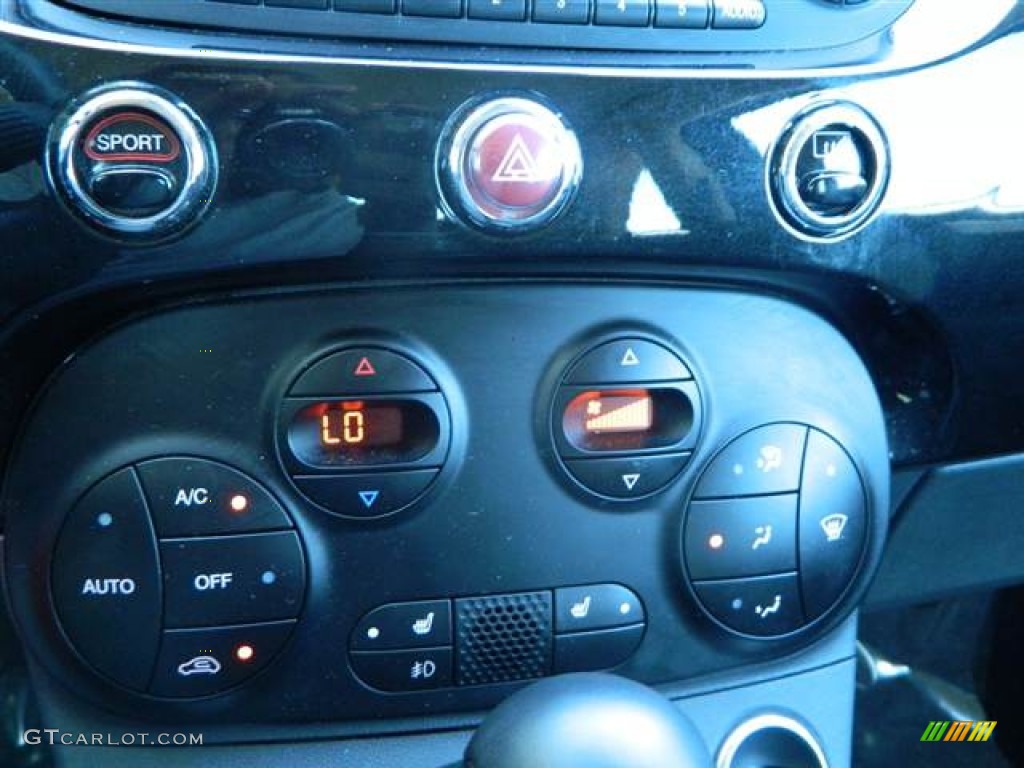 2012 Fiat 500 c cabrio Lounge Controls Photo #70842495