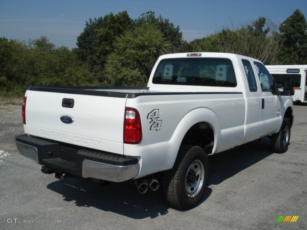 2012 F350 Super Duty XL SuperCab 4x4 - Oxford White / Steel photo #8