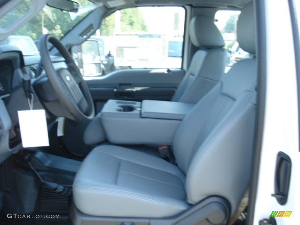 2012 F350 Super Duty XL SuperCab 4x4 - Oxford White / Steel photo #11