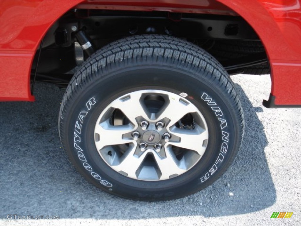 2013 Ford F150 STX SuperCab 4x4 Wheel Photo #70843635