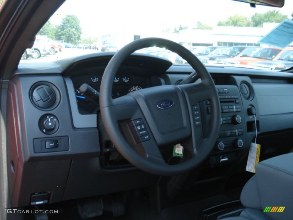 2013 F150 STX SuperCab 4x4 - Race Red / Steel Gray photo #10