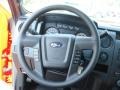 Steel Gray Steering Wheel Photo for 2013 Ford F150 #70843707